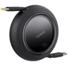 Baseus Free2Pull duomenų perdavimo ir įkrovimo kabelis | USB-C į USB-C | 100W | 1,5 m | juodas
