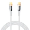 USB-C laidas USB-C Remax Explore, RC-C062, 1,2 m, 100 W, (baltas)