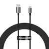 USB laidas per USB-C Baseus Superior 100W 2m (juodas)