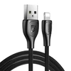 USB laidas Lightning Remax Lesu Pro, 2.1A, 1m (juodas)