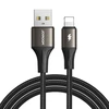 USB laidas į Lightning Joyroom SA25-AL3 / 3A / 1.2 m (juodas)