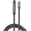 Laidas su stovu AWEI CM-12C USB-C / USB-C juodas