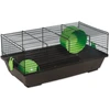 Būris : Placek Cage Viktor juodas, accessories žalias, 50.5*28*21cm