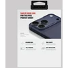 Szkło na objektyvas aparatu Skinarma Magma Full Matte do iPhone 17 Pro mėlyna
