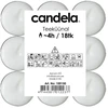 Candela Tea Candles 18pcs Baltas
