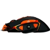 CANYON pelė Hazard GM-6 LED su laidu juoda oranžinė