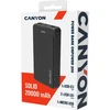 CANYON išorinė baterija OnPower 200 20000mAh Juodas