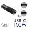 Įkroviklis Akyga Įkroviklis samochodowa USB AK-CH-26 USB-A + USB-C PD 5-20V / max. 5A 100W Quick Charge 3.0 GaN