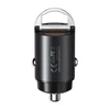 Automobilinis įkroviklis 2x USB-C Remax RCC332, 30W (juodas)