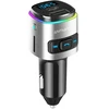 Car Charger 4smarts Media&amp;Assist 2 FM Bluetooth with Multimedia Input and Hands-Free Function silve
