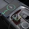 Automobilinis įkroviklis Hoco QC3.0 PD 30W su FM siųstuvu E81 juodas