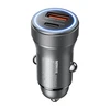 Automobilinis įkroviklis USB-C, USB Remax RCC335, 30W (juodas)