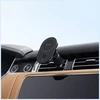 Car mount with wireless charger PITAKA MagEZ Pro 2 Qi2 15W NFC MagSafe juodos spalvos pilkos spalvos