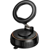 Car phone holder compatible with MagSafe with suction cup Hoco H105 juodas