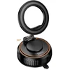 Car phone holder compatible with MagSafe with suction cup Hoco H105 juodas