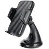 Car phone holder Forcell F-Grip Carbon HT1 windshield / dashboard juodas