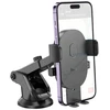 Automobilinis telefono laikiklis Hoco H19 (dashboard/windshield) juodas