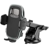 Car phone holder Hoco windshield / dashboard H15 juodas