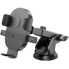 Automobilinis telefono laikiklis Hoco H19 (dashboard/windshield) juodas