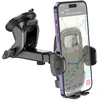 Car phone holder Hoco windshield / dashboard H15 juodas