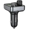 Automobilinis „Bluetooth“ siųstuvas Hoco 2 x USB A + USB C QC3.0 PD 48W E86 juodas