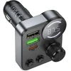 Automobilinis „Bluetooth“ siųstuvas Hoco 2 x USB A + USB C QC3.0 PD 48W E86 juodas