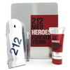 Carolina Herrera 212 Heroes Eau De Toilette Purškiklis, 90 ml Set 3 Pieces