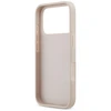 Dėklas Guess 4G Double Card Triangle skirtas Apple iPhone 17 Pro rožinės spalvos