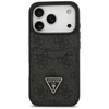 Dėklas Guess 4G Double Card Triangle skirtas Apple iPhone 17 Pro juodos spalvos