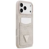 Dėklas Guess 4G Double Card Triangle skirtas Apple iPhone 17 Pro Max rožinės spalvos