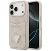 Dėklas Guess 4G Double Card Triangle skirtas Apple iPhone 17 Pro rožinės spalvos