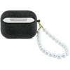 Guess PU 4G Classic Logo Pearl Strap dėklas skirtas Apple AirPods Pro 3 juodos spalvos
