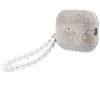Guess PU 4G Classic Logo Pearl Strap dėklas skirtas Apple AirPods Pro 3 rožinės spalvos
