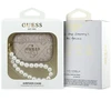 Guess PU 4G Classic Logo Pearl Strap dėklas skirtas Apple AirPods Pro 3 rožinės spalvos