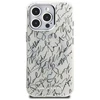 Dėklas Karl Lagerfeld IML Karl Script Pattern MagSafe skirtas Apple iPhone 16 Pro Max baltos spalvos