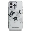 Dėklas Karl Lagerfeld IML Sketched Graphic skirtas Apple iPhone 16 Pro Max skaidrus