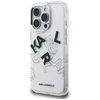Dėklas Karl Lagerfeld IML Sketched Graphic skirtas Apple iPhone 16 Pro Max skaidrus