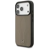 Dėklas Mercedes Leather The Move MagSafe skirtas Apple iPhone 17 Pro taupe