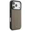 Dėklas Mercedes Leather The Move MagSafe skirtas Apple iPhone 17 Pro taupe