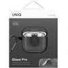 Dėklas UNIQ Glase Pro skirtas AirPods 4 Lock Case pilkos spalvos