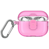 Dėklas UNIQ Glase Pro skirtas AirPods Pro 2 Lock Dėklas rožinės spalvos