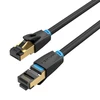 Vention 8 kategorija SFTP tinklo kabelio ventiliacija IKABL 10m Juodas