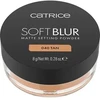 „Catrice Soft Blur“ matinio efekto fiksuojamoji pudra „001“ – permatoma, 8 g