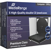 MediaRange CD / DVD Jewelcase Double Retail 5 vnt (BOX31-2)