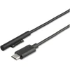 Kabelis 4smarts Connect Cable USB-C 5A 1m, skirtas Microsoft Surface, juodas