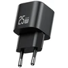 Įkroviklis USAMS JC Series CC289 25W GaN Mini Fast Įkroviklis USB-C juodos spalvos