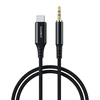 Choetech AUX006 USB-C / mini jack 3.5mm cable 1 m – juodas