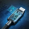 Kabelis CHOETECH Thunderbolt 4, USB-C - USB-C, 40Gbps, 100W, 20V/ 5A, 8K/ 60Hz, 0.8m