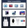 Kroviklis CHOETECH GaN 2xUSB Type-C: 35W, PD
