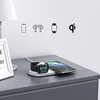 Choetech Qi 2in1 belaidis įkroviklis for / Apple Watch su stand (MFI) USB Type C baltos spalvos (T317)